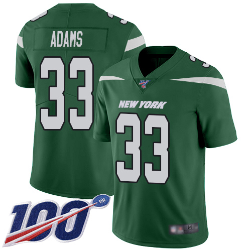 New York Jets Limited Green Men Jamal Adams Home Jersey NFL Football #33 100th Season Vapor Untouchable